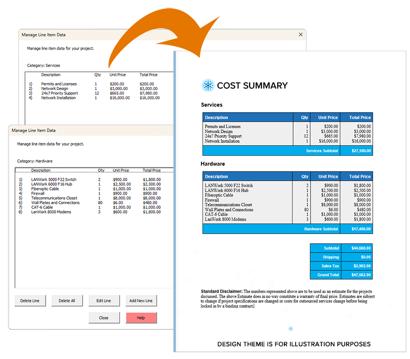 Proposal Pack Wizard - Viewing Sample Proposals