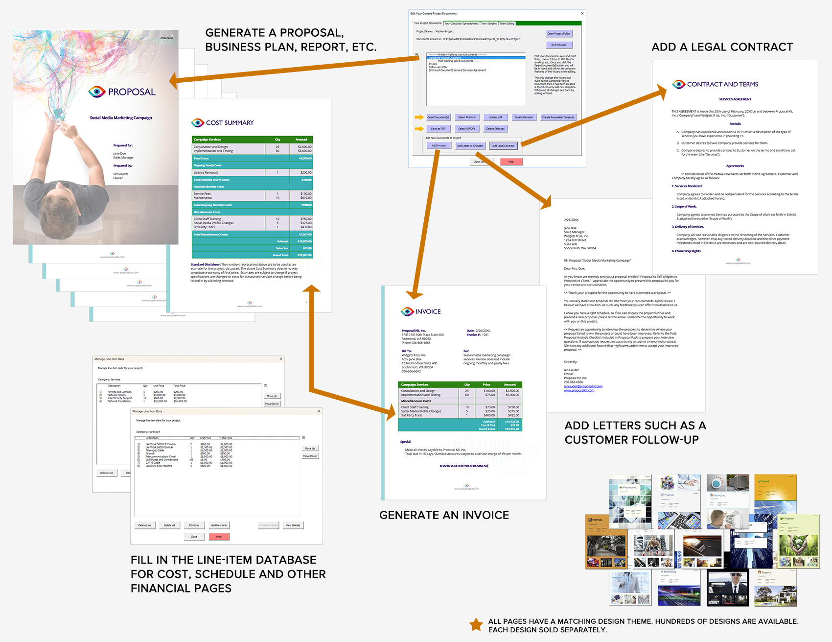 Proposal Pack Wizard - Generating Documents