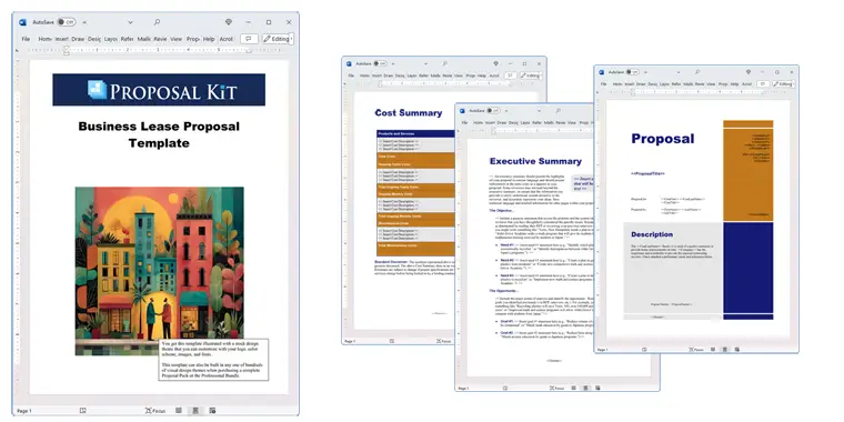 Proposal Pack for Any Business Screenshot of Pages
