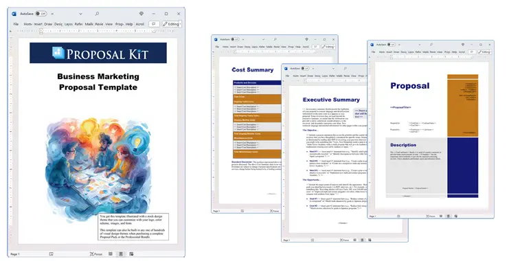 Proposal Pack for Any Business Screenshot of Pages