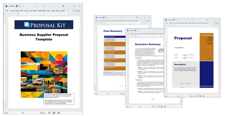 Proposal Pack for Any Business Screenshot of Pages