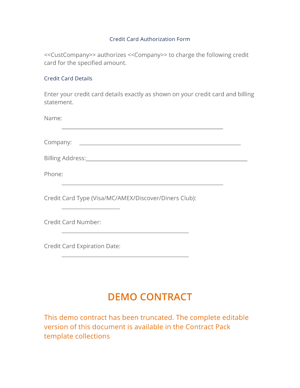 Authorization to Charge Credit Card - 21 Easy Steps With Corporate Credit Card Agreement Template