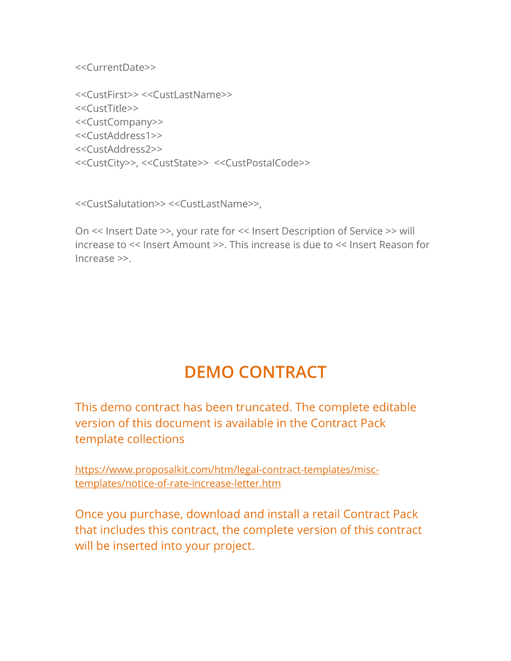 Rate Increase Letter Template Word 50-effective-price-rate-increase-letters-tips-templatelab