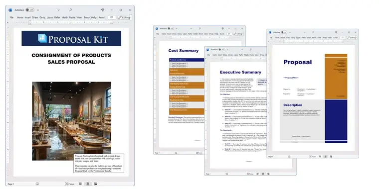 Proposal Pack for Any Business Screenshot of Pages