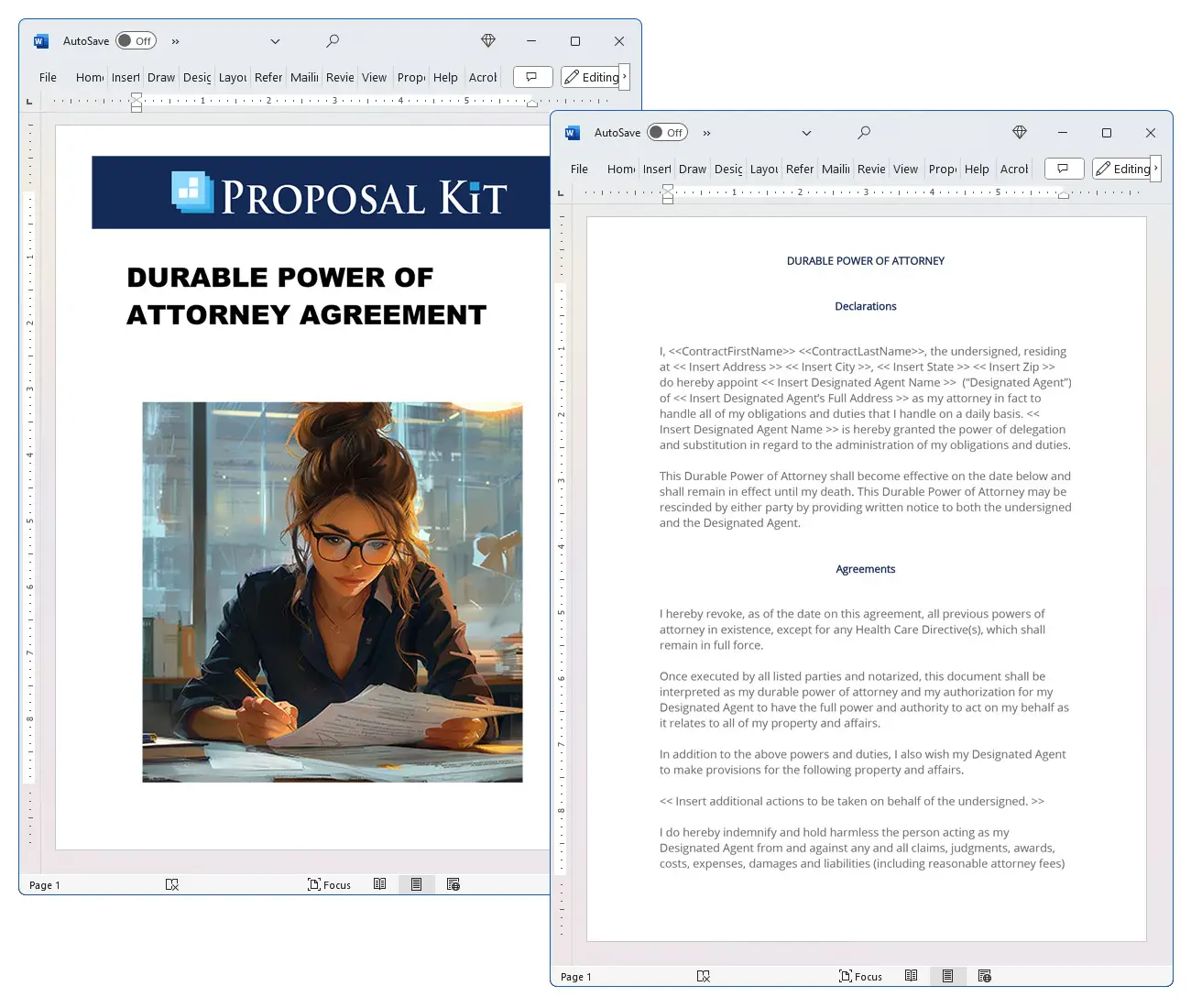 Durable Power of Attorney Agreement Concepts