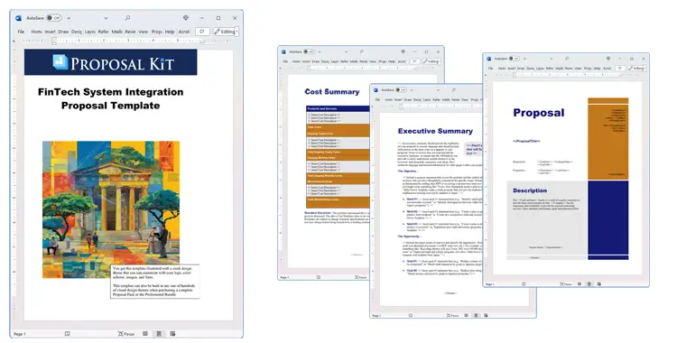 Proposal Pack for Any Business Screenshot of Pages
