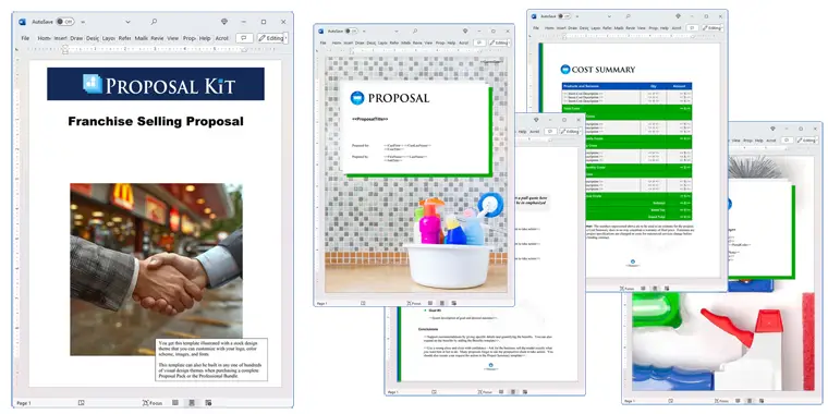 Proposal Pack Janitorial #4 Screenshot of Pages