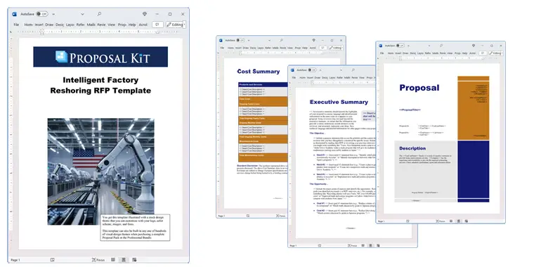 Proposal Pack for Any Business Screenshot of Pages