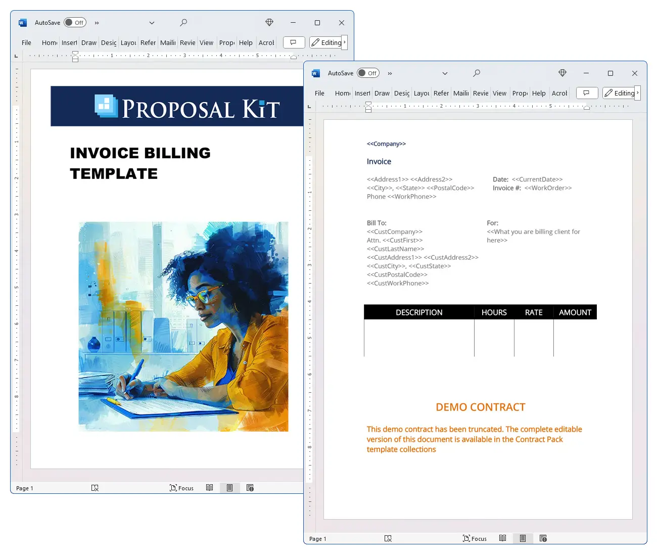 Invoice Billing Template Concepts