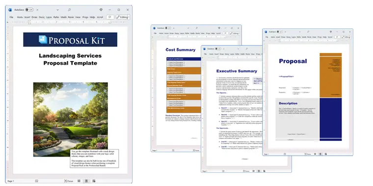 Proposal Pack for Any Business Screenshot of Pages