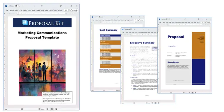 Proposal Pack for Any Business Screenshot of Pages