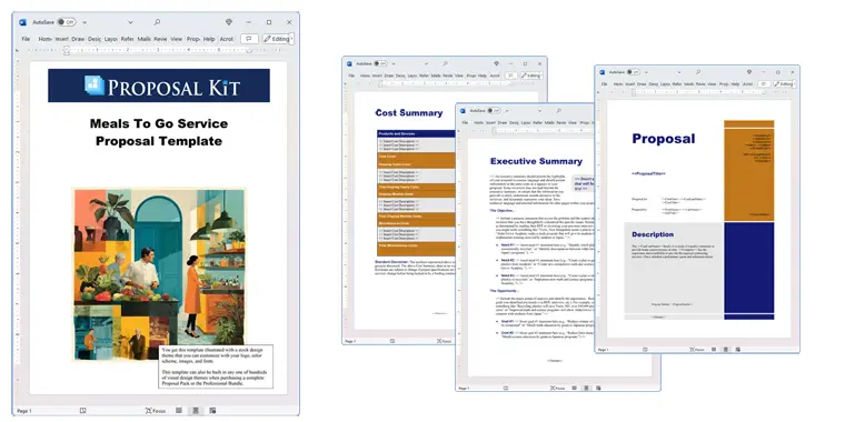 Proposal Pack for Any Business Screenshot of Pages