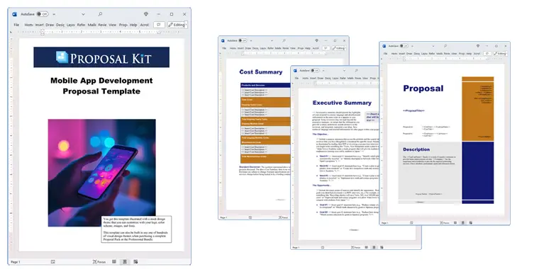 Proposal Pack for Any Business Screenshot of Pages