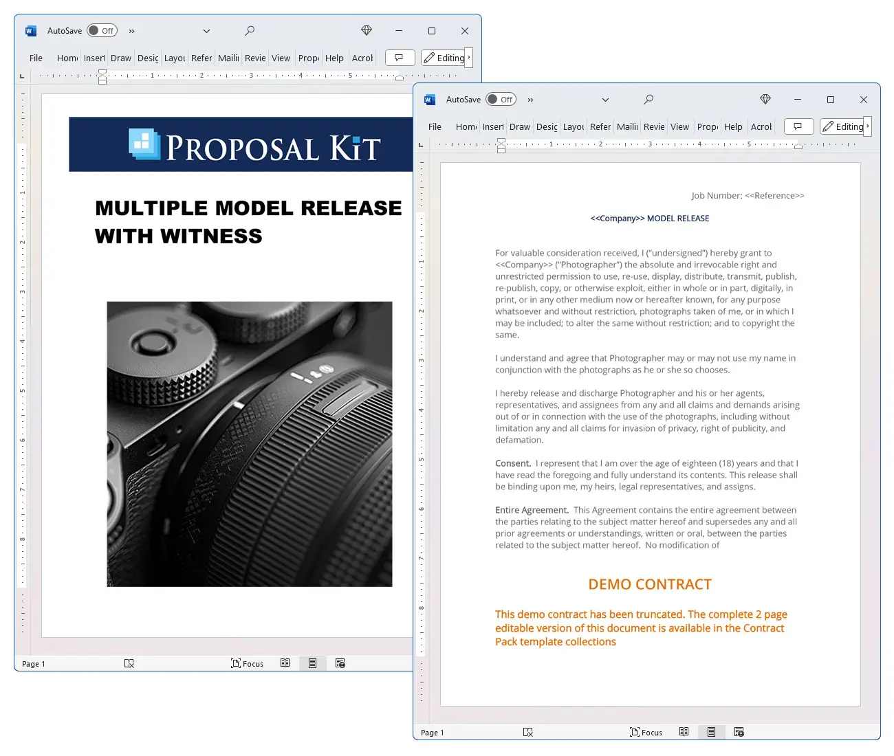 Multiple Model Release with Witness