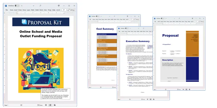 Proposal Pack for Any Business Screenshot of Pages