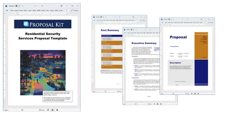Proposal Pack for Any Business Screenshot of Pages