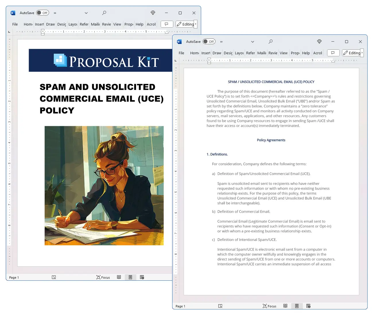Spam and Unsolicited Commercial Email (UCE) Policy Concepts