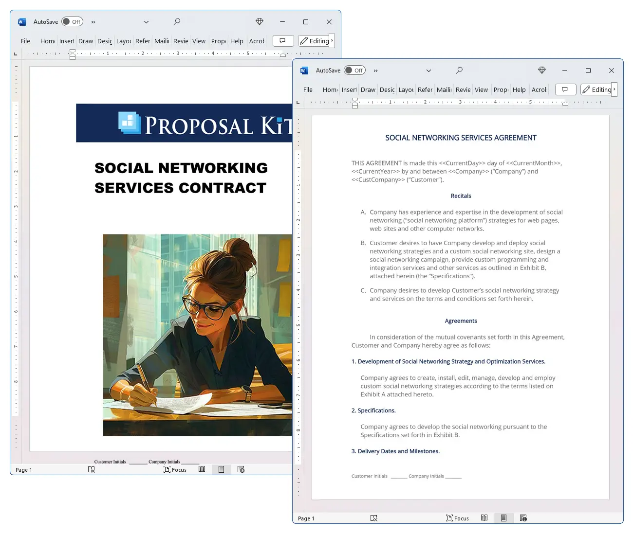 Social Networking Services Contract Concepts