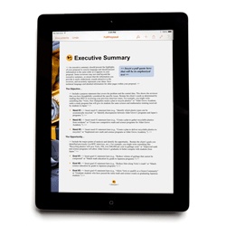 Signing an Proposal Kit Contract on the iPad