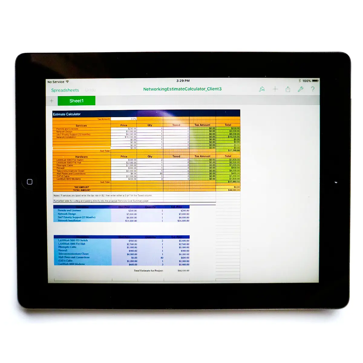 iPad Contract Management Using Proposal Kit