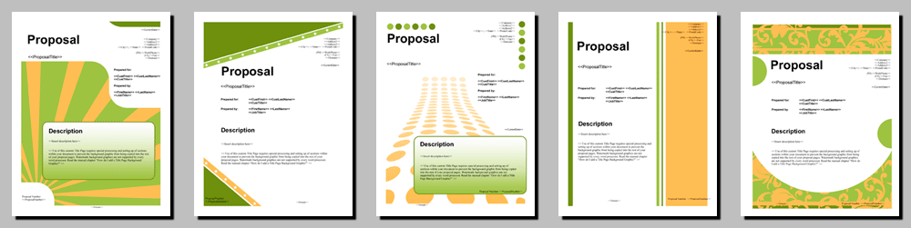 cover page design samples