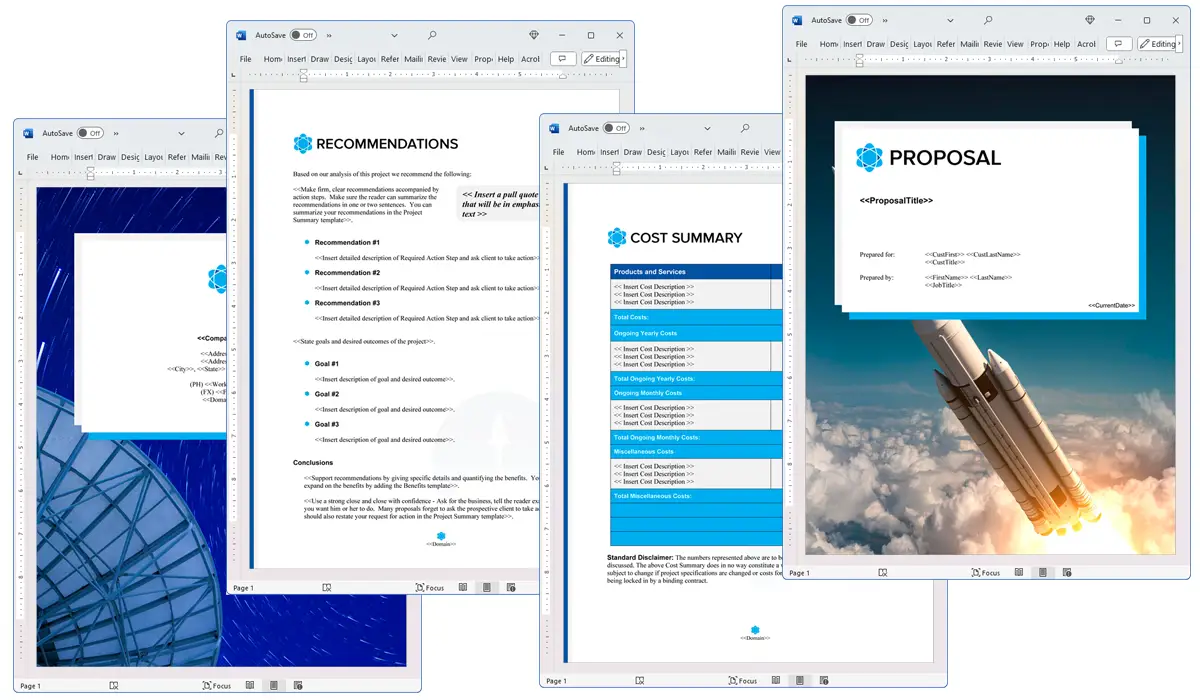 Illustration of Proposal Pack Aerospace #4