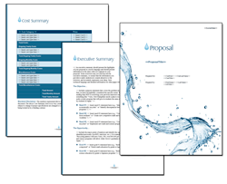 Illustration of Proposal Pack Aqua #5