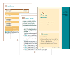Business Proposal Software and Templates Architecture #2