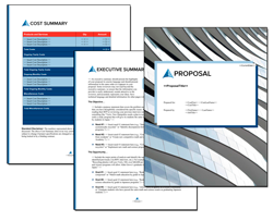Business Proposal Software and Templates Architecture #4