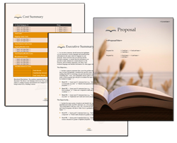 Illustration of Proposal Pack Books #3