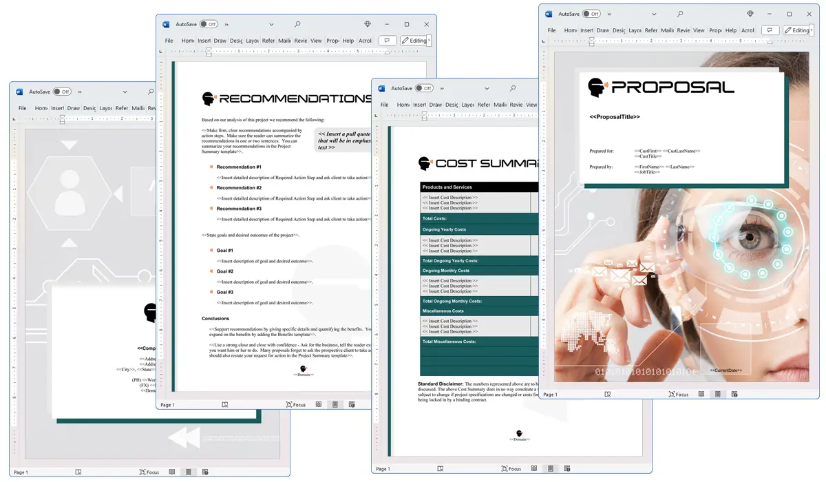 Illustration of Proposal Pack Computers #5