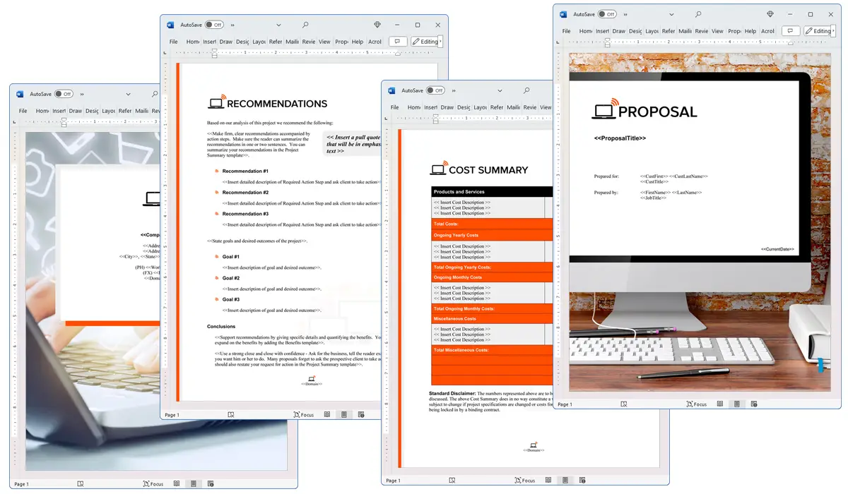 Illustration of Proposal Pack Computers #6