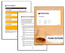 Business Proposal Software and Templates Concepts #19