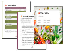 Business Proposal Software and Templates Food #5