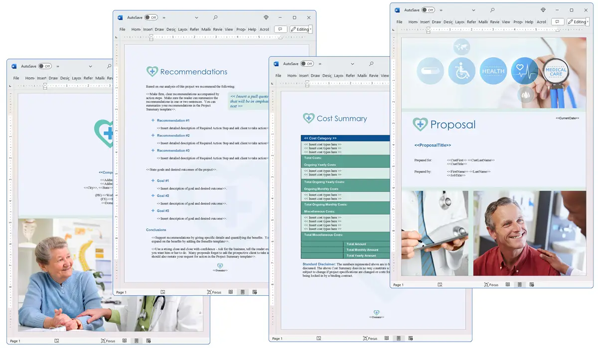 Illustration of Proposal Pack Healthcare #3