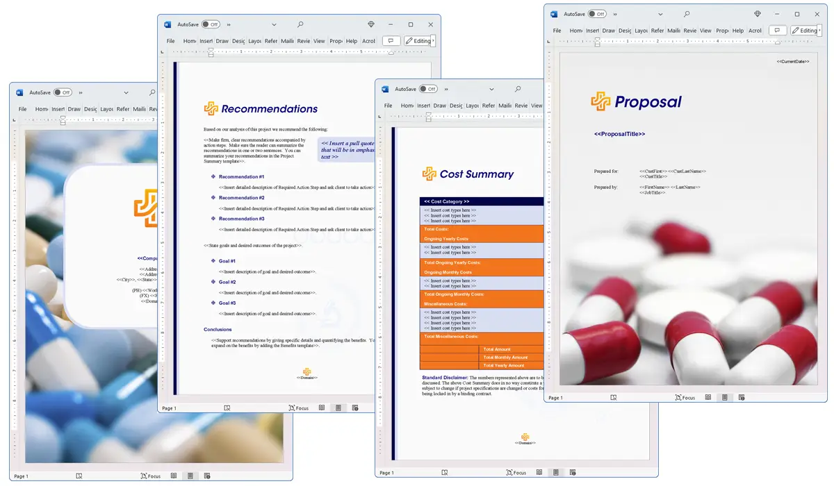 Illustration of Proposal Pack Healthcare #5