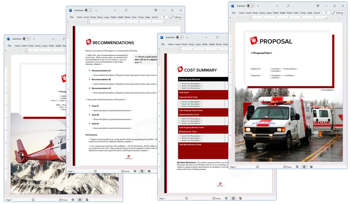 Illustration of Proposal Pack Medical #8