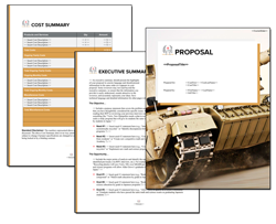 Business Proposal Software and Templates Military #6