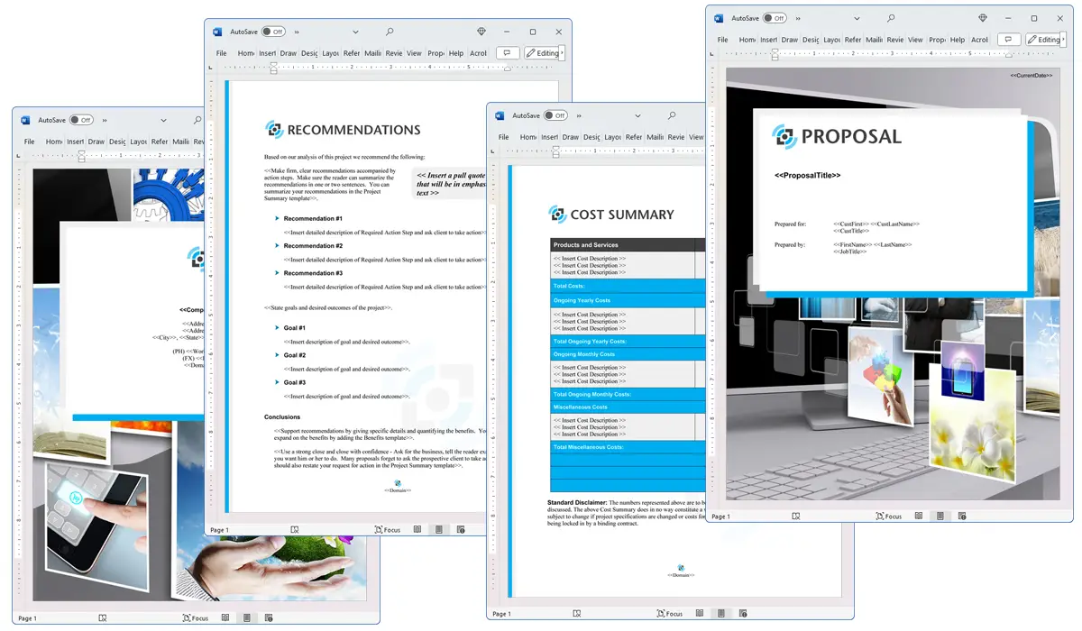 Illustration of Proposal Pack Multimedia #5