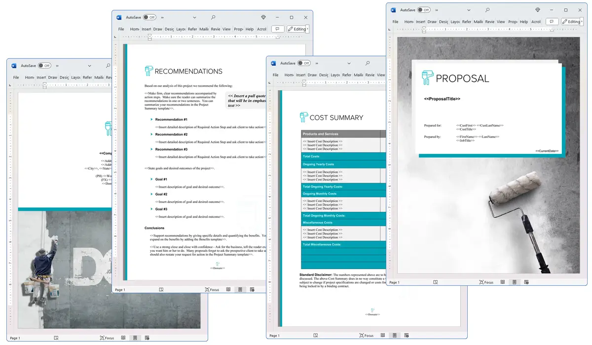 Illustration of Proposal Pack Painter #4