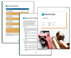 Business Proposal Software and Templates Plumbing #2