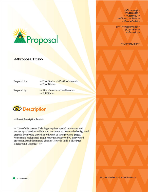 Proposal Pack Symbols #5 Title Page