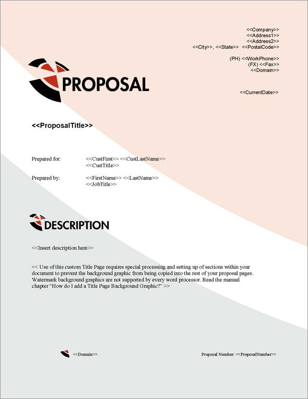 Proposal Pack Business #12 Title Page