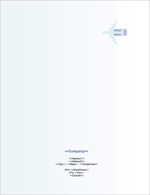 Proposal Pack Aerospace #1 Back Page