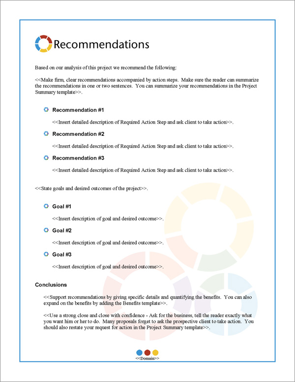 Proposal Pack Artsy #5 Recommendations Page Proposal Pack Artsy #5 Recommendations Page