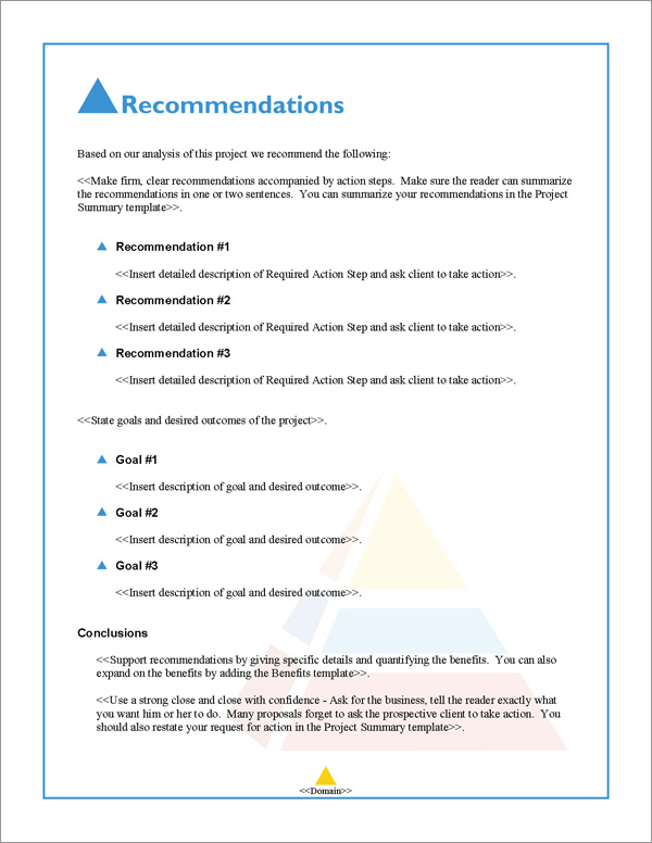 Proposal Pack Artsy #6 Recommendations Page Proposal Pack Artsy #6 Recommendations Page
