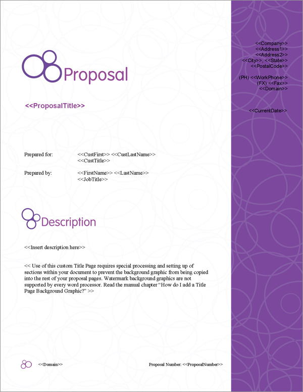Proposal Pack Classic #16 Title Page