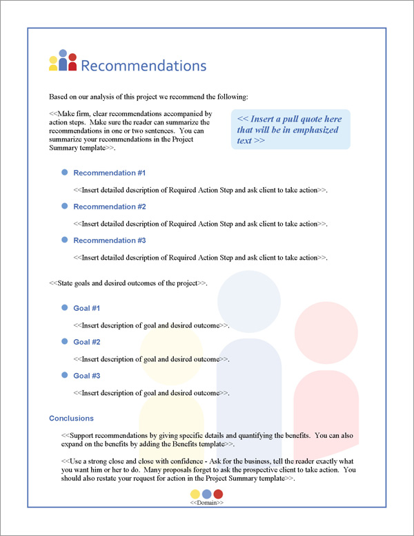 Proposal Pack Artsy #8 Recommendations Page Proposal Pack Artsy #8 Recommendations Page