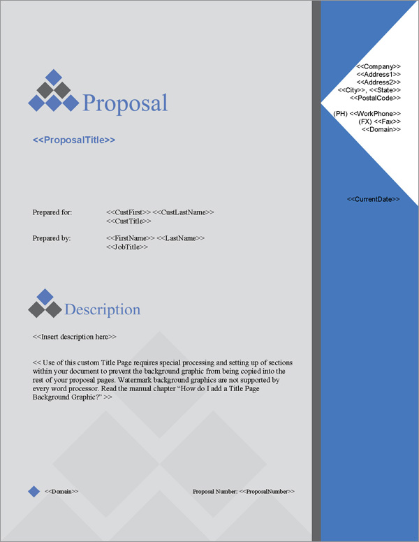 Proposal Pack Classic #17 Title Page