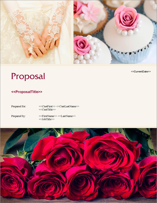 Proposal Pack Wedding #4 Title Page